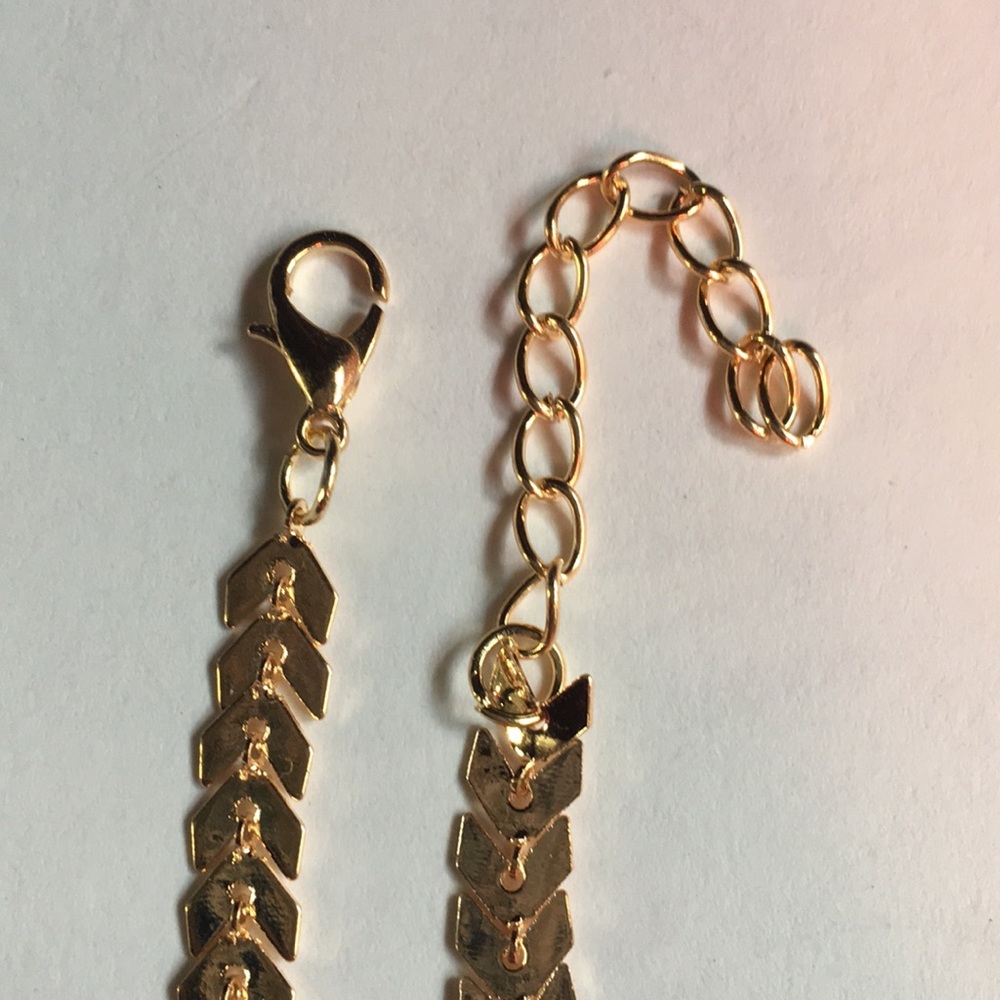 New! Chevron Ankle Bracelet - Picture 5 of 8